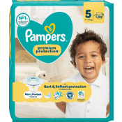 Blöjor Premium Protection Strl 5 11-16kg VP 34p Pampers.
