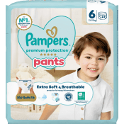 Byxblöjor Premium Protection Pants Strl 6 13-19kg 27p Pampers.