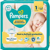 Blöjor New Baby Strl 1 2-5kg SIP 24p Pampers.
