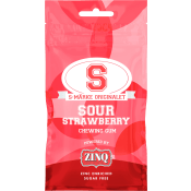 Tuggummi Sour Strawberry 31,5g Zinq.