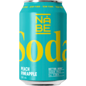 Läsk Peach Pineapple 33cl Nåbe.