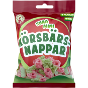 Vingummin Sura Mini Körsbärsnappar 70g Candypeople.