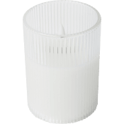 LED fylld lykta klar H10cm ICA.