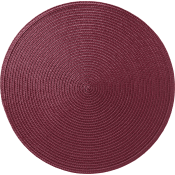 Tablett Ines vinröd D:38cm ICA.