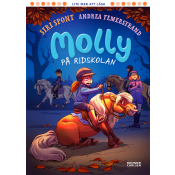 Molly på ridskolan.