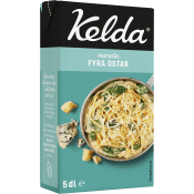 Pastasås Fyra Ostar 5dl Kelda.