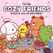 Cozy Friends : Mysig och gullig Cozy Coloring målarbok från Coco Wyo.