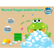 Bubbelgroda med musik.