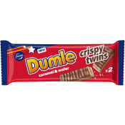 Chokladbar Dumle Crispy Twins 40g Fazer.