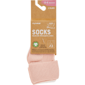 Babysocka London 2p Rosa 0-6m ICA I love eco.