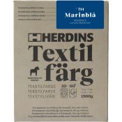 Textilfärg Natural fibre Marinblå Herdins.