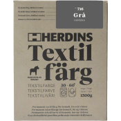 Textilfärg Natural fibre Grå Herdins.