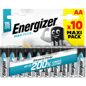 Batteri AA 10-p Energizer Max Plus.