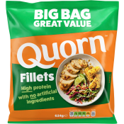 Vegetariska filéer Fryst 624g Quorn.