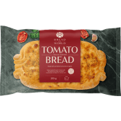 Vitlöksbröd med semitorkad tomat.