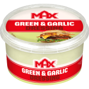 Hamburgerdressing Green och Garlic 220ml Max.