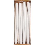 Antikljus vita H38cm 8p.