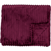Pläd Robban, aubergine 125x150 cm.
