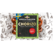 Chorizo 90% Kötthalt 270g Härryda Karlsson.