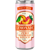 Läsk Lemonade Zero Raspberry & Peach 330ml Spirit Of Sweden.