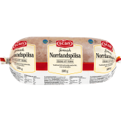 Norrlandspölsa 500g Scan.