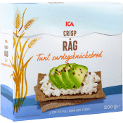 Surdegsknäckebröd Crisp Råg 200g ICA.