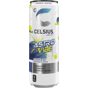 Energidryck Astro Vibe Celsius.