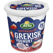 Grekisk Yoghurt Jordgubb 0% 1000g Arla®.