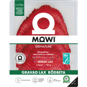 Lax Gravad Skivad Rödbeta 100g Mowi.