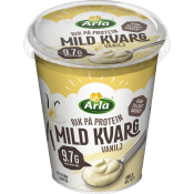 Kvarg Mild Vanilj Laktosfri 0.2% 450g Arla®.