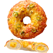 Pizza Donut Jalapeño-cheddar 100g Avena Bake.