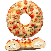 Pizza Donut Cream cheese-pesto 100g Avena Bake.