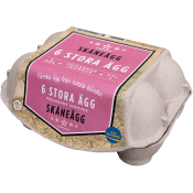 Ägg Skåne Frigående 6-p Stjärnägg.