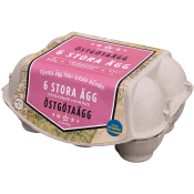Ägg Lokala 6-p Stjärnägg.