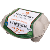 Ägg 6-p KRAV Stjärnägg.