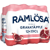 Vatten Kolsyrad Granatäpple 33cl 12-p Ramlösa.