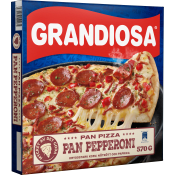 Pan pizza pepperoni 570g Grandiosa.