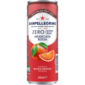Läsk Aranciata Rossa zero 33cl San Pellegrino.