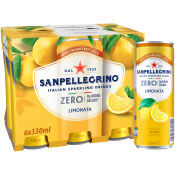 Läsk Limonata zero 6-p 33cl San Pellegrino.