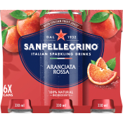 Läsk Aranciata Rossa 6-p 33cl San Pellegrino.