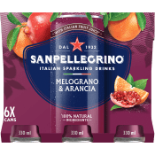 Läsk Melograno/Arancia 6-p 33cl San Pellegrino.