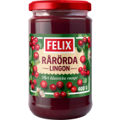 Sylt Rårörda Lingon 400g Felix.