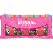 Kondisrullar Hallonsmak 6-p 180g ICA.