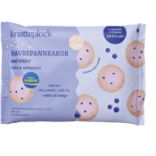 Barnmat Havrepannkakor blåbär 8m 280g Knatteplock.