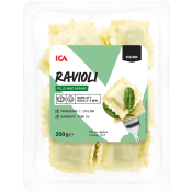 Ravioli Färsk med Spenat Vegansk 250g ICA.
