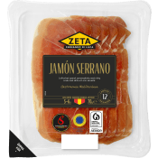 Skinka Lufttorkad Jamón Serrano 70g Zeta.