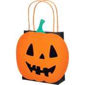 Presentpåse Treat pumpkin 17x14 cm.