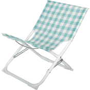 Strandstol rutig.