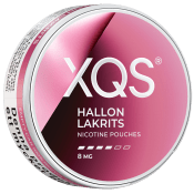 XQS Hallon Lakrits 8mg 10g.