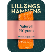 Laxfilé varmrökt naturell ca 250g Lillängshamnens Fiskerökeri.